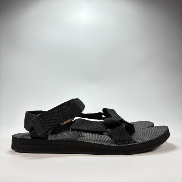 Teva Original Universal Black Outdoor Sport Hiking Sandals 1004010 Men’s Size 8 - Picture 1 of 9